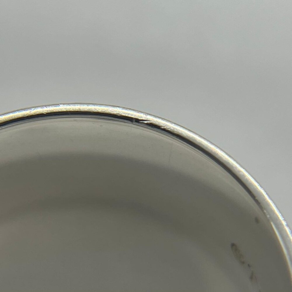 ★SOLD★ Tiffany & Co 2 P Diamond Lock Ring No 12 SV - Picture 9 of 11